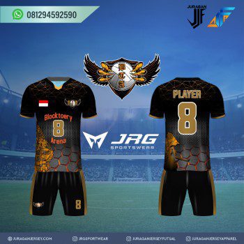 Jersey Voli Model Dark Orange Black